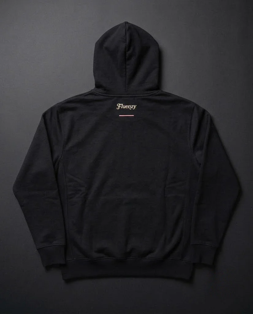 Hooded sweatshirt, back
